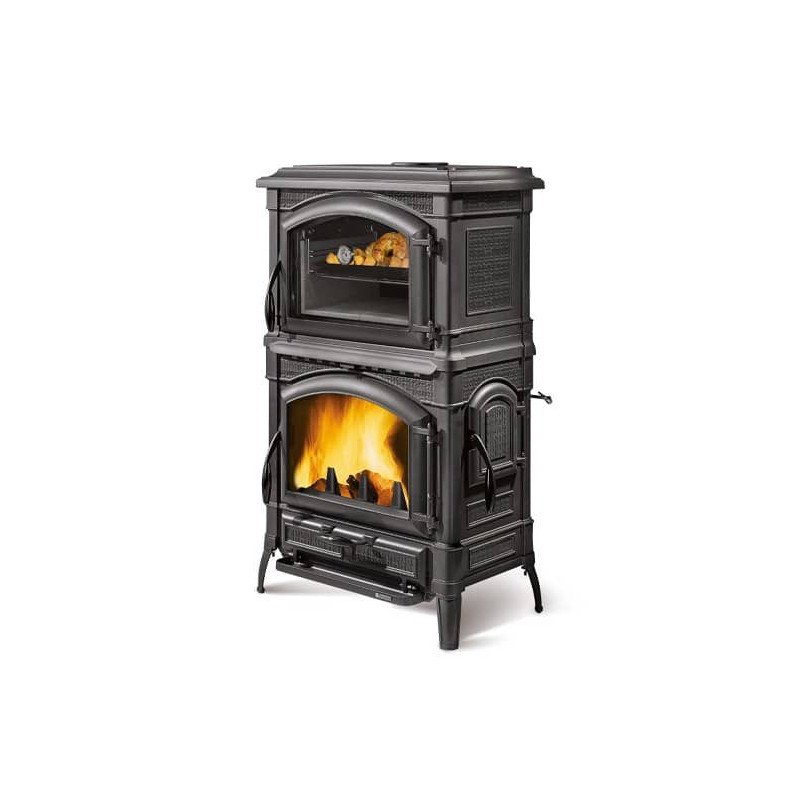 Houtkachel-Isotta-Forno-EVO3.jpg Houtkachel Isotta Forno EVO – 11 kW – Anthrazit Schwarz – Bild 1