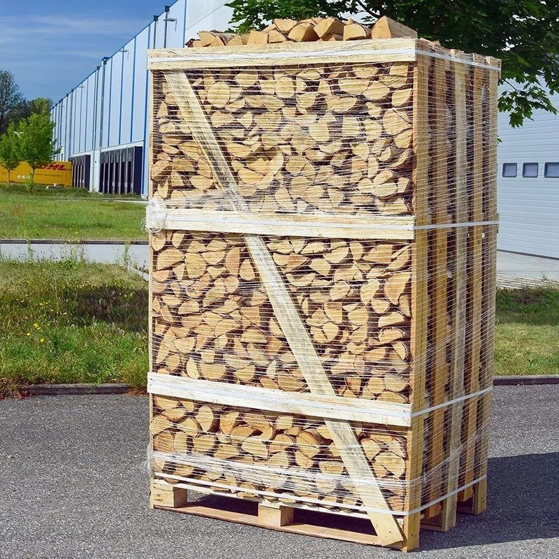 10571aeaf8be87b5293bc557f639d2ac-1.jpg Brennholz Birke 25 cm – 1,8 Raummeter auf Palette, kammergetrocknet & ofenfertig – Handgespalten – Bild 1