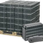 REKORD® Braunkohlebriketts – 1000 kg Palette (40 x 25 kg) – Langbrennend