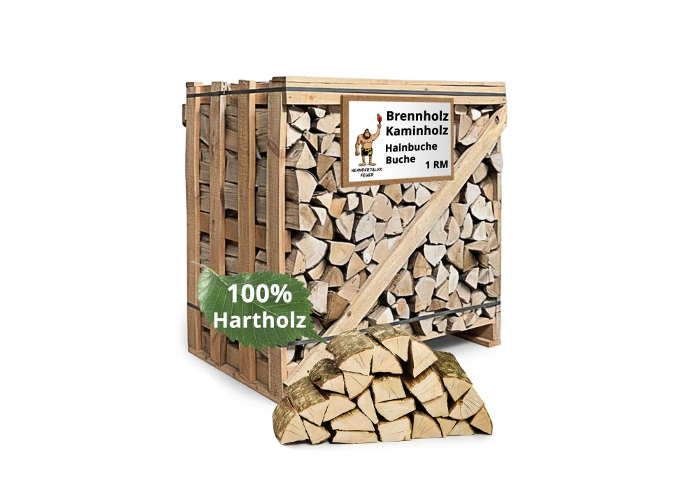 A.webp Brennholz Hainbuche 2RM Box 33 cm – Sauber – Bild 1