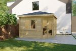 5-Eck-Gartenhaus “Fargo A” 4x4m – Bild 2