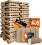 Heizfuxx Nestro XL Blue Briketts – 960 kg Palette – Umweltfreundlich